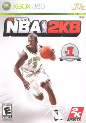 NBA 2K8 (USA) box cover front
